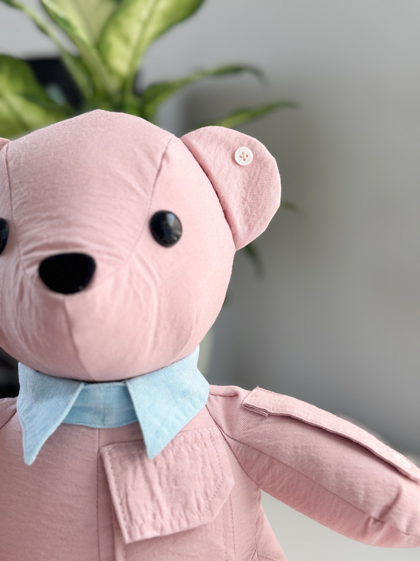Custom Bear Made from Your Loved One’s Clothes