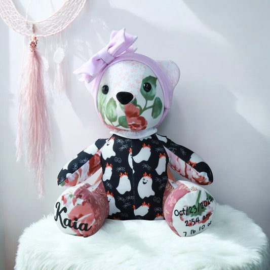 Baby Customized Memory Teddy Bear