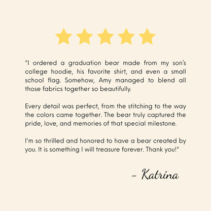 Graduation Memory Bear